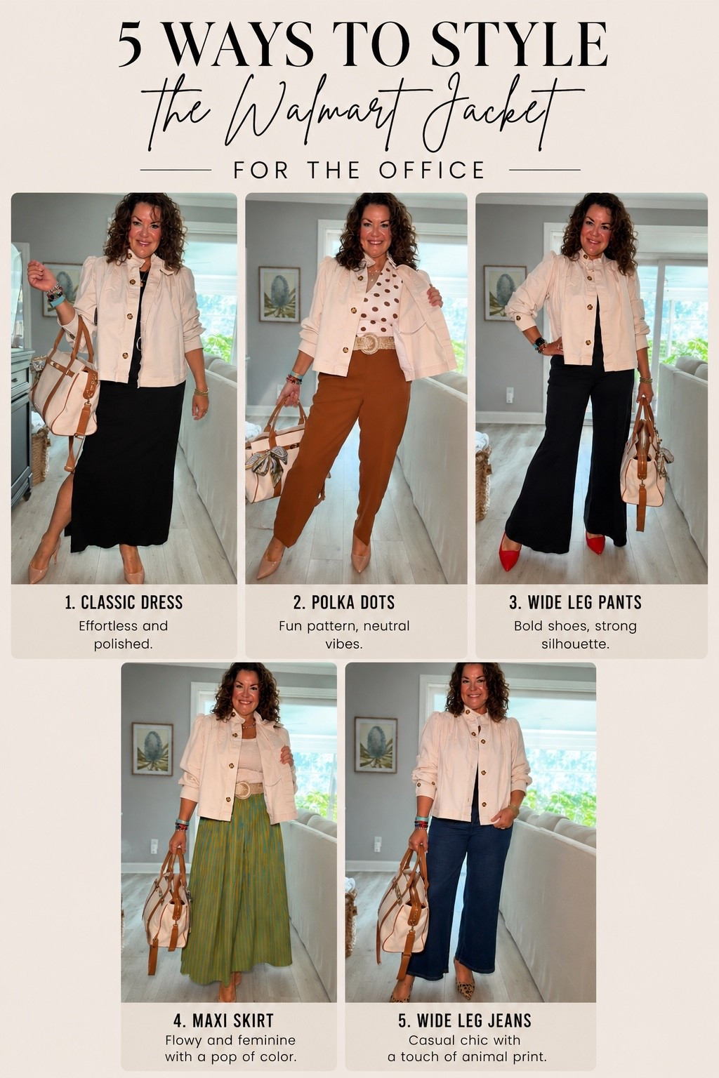 This cute jacket from Walmart is an elevated denim for the office and here is how I would style it as a business casual girlie!

#LTKootd #LTKWorkwear #LTKOver40