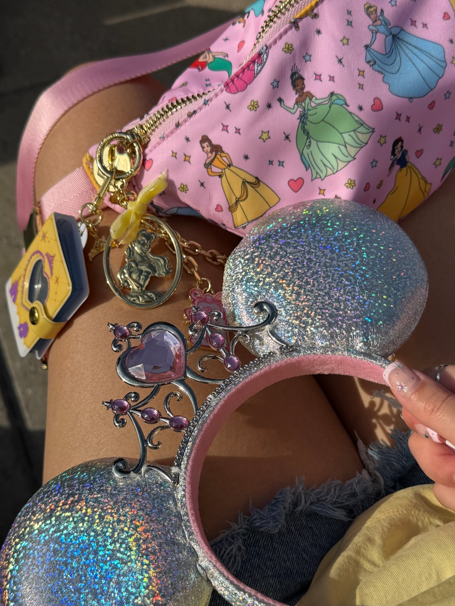 Princess accessories 💗

Ears: Disney World/the Disney Store
Bag: Stoney Clover Lane (linked similar)
Belle keychain: Stoney Clover Lane

Ig: @jkyinthesky 

#ootd #dailystyle #aestheticstyle #aesthetic #styleinspo #casualstyle #trendy #trendystyle #trendingstyle #disney #waltdisneyworld #wdw #disneyworld #disneystyle #disneyootd #disneyoutfit #disneyoutfits #disneygirl #disneyprincess #disneyprincesses #disneyprincessstyle #disneystore #stoneyclover #stoneycloverlane 

#LTKdayinmylife #LTKTravel #LTKootd