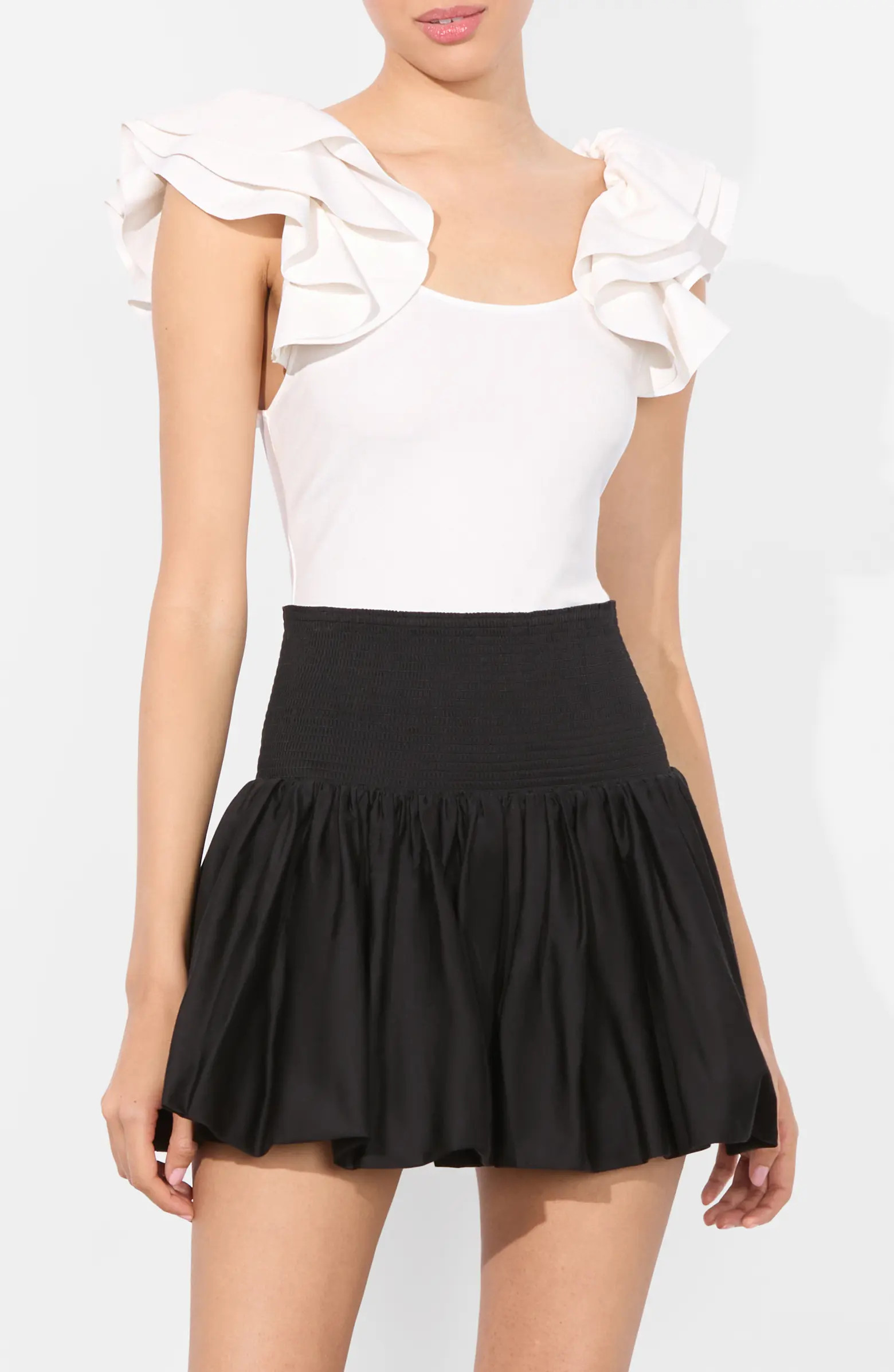 Alice + Olivia Tawny Ruffle Sleeve Bodysuit | Nordstromrack | Nordstrom Rack