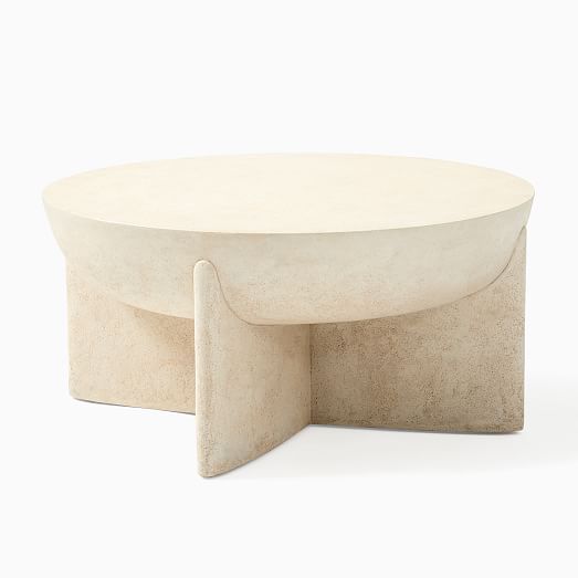 Monti Lava Stone Coffee Table | West Elm (US)