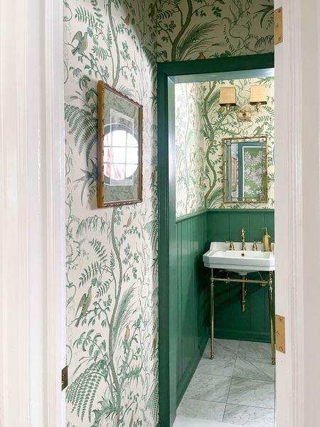 Powder room 💚

#LTKhome #LTKstyletip #LTKunder100