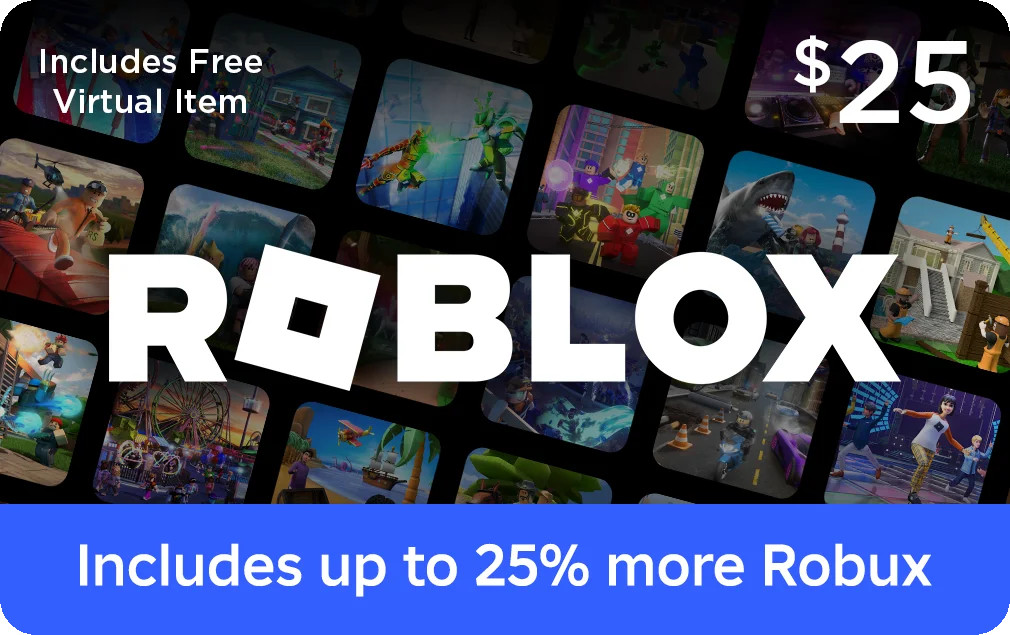 Roblox $25 eGift Card [Digital] + Exclusive Virtual Item. | Walmart (US)