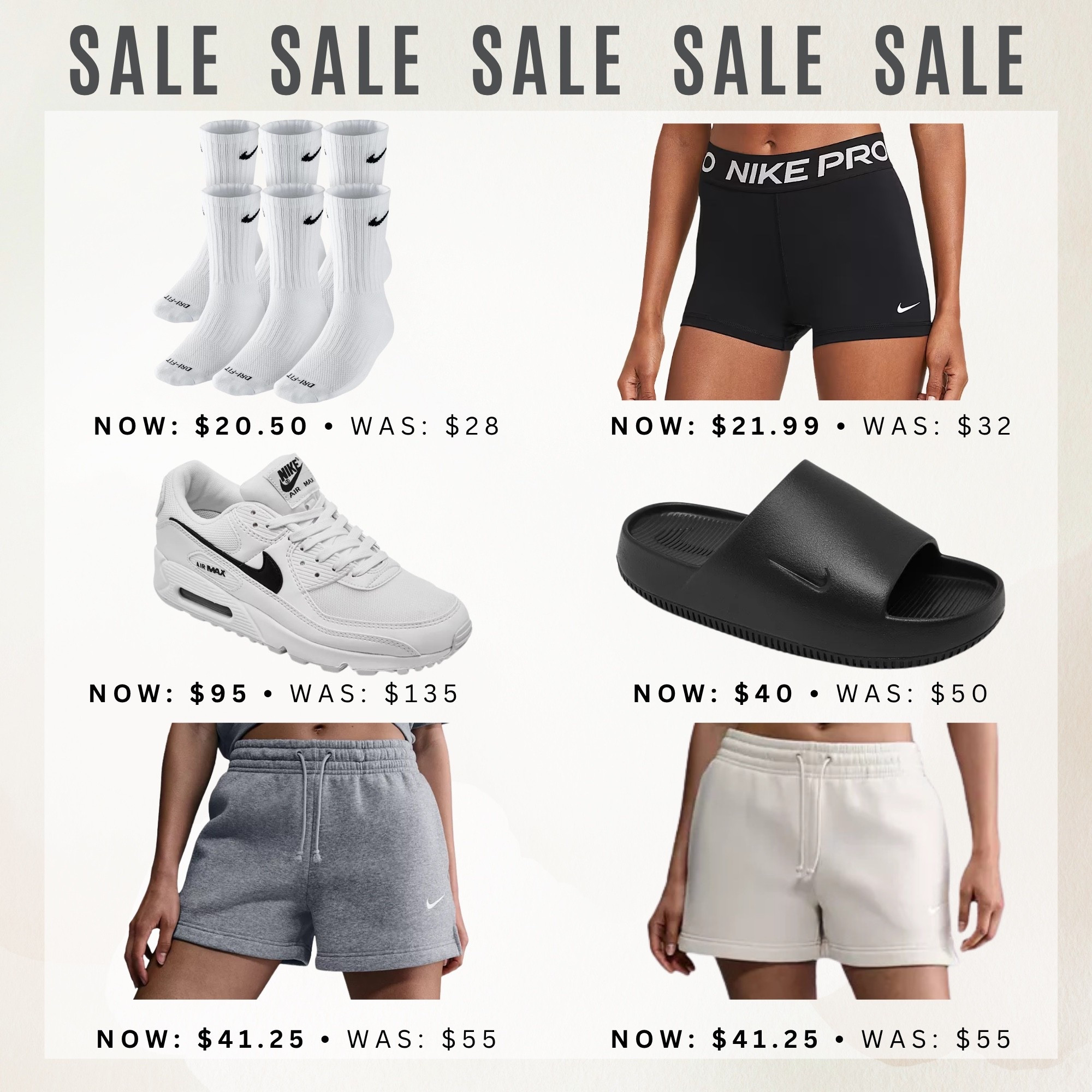 Macy’s is having a sale! Check out these Nike items on sale! If your teen is in volleyball, the Nike Pro shorts are at a great price! Plus, you can never get enough white Nike socks! 

#LTKSaleAlert #LTKActive #LTKFindsUnder50