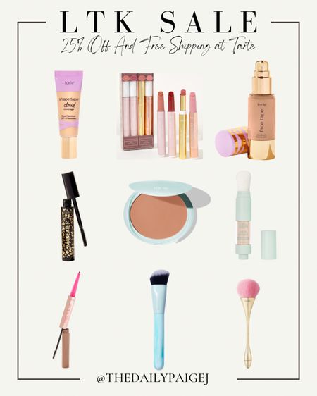 I love Tarte makeup! I use at least one product of them a day! If you buy anything, I would definitely go with the eyebrow product! It’s the best! Tarte is having 25% off plus free shipping! 

#LTKsalealert #LTKunder50 #LTKSale