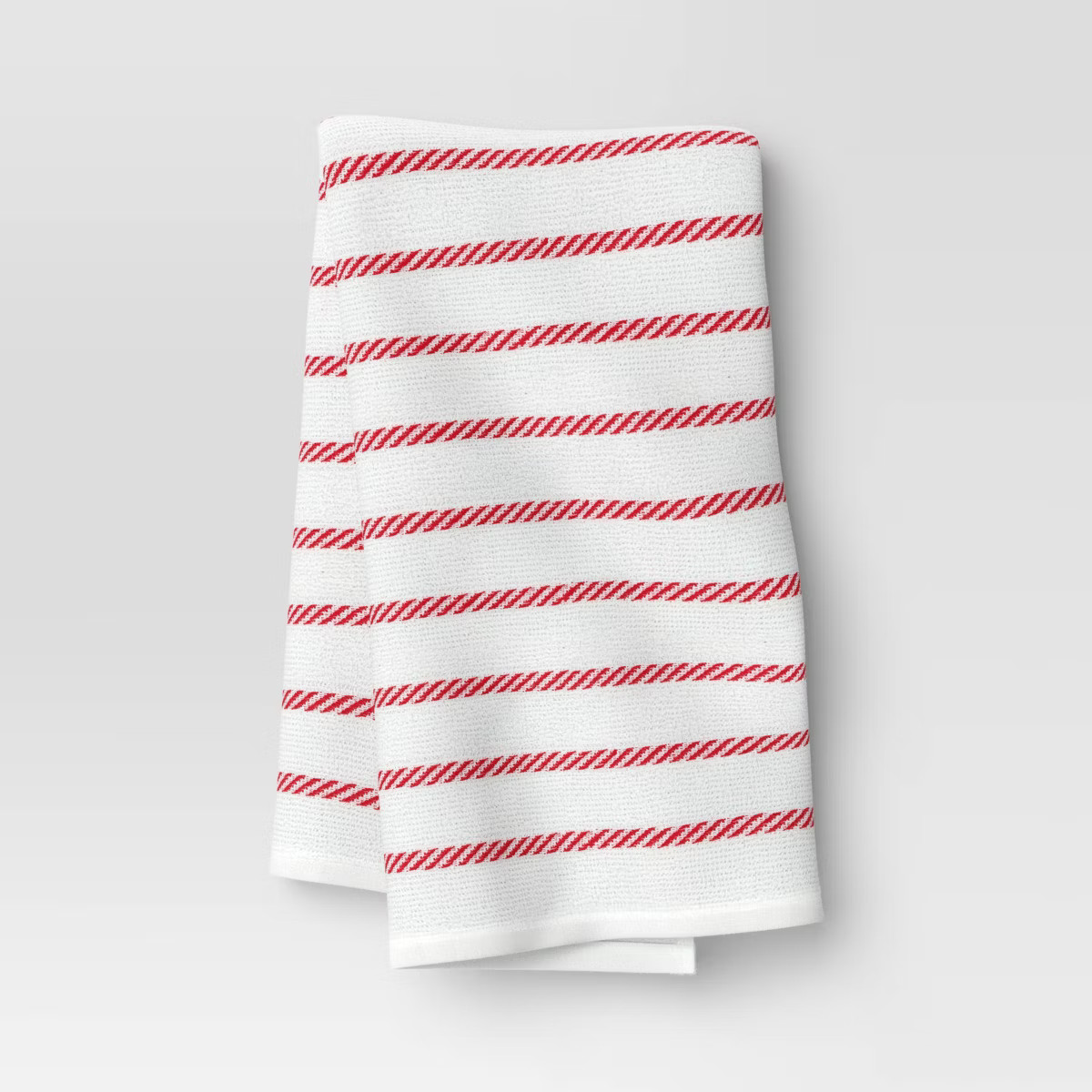 Holiday Striped Kitchen Towel Red - Wondershop™ | Target