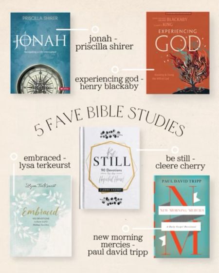 some of my favorite bible study books + devotionals! 🤍