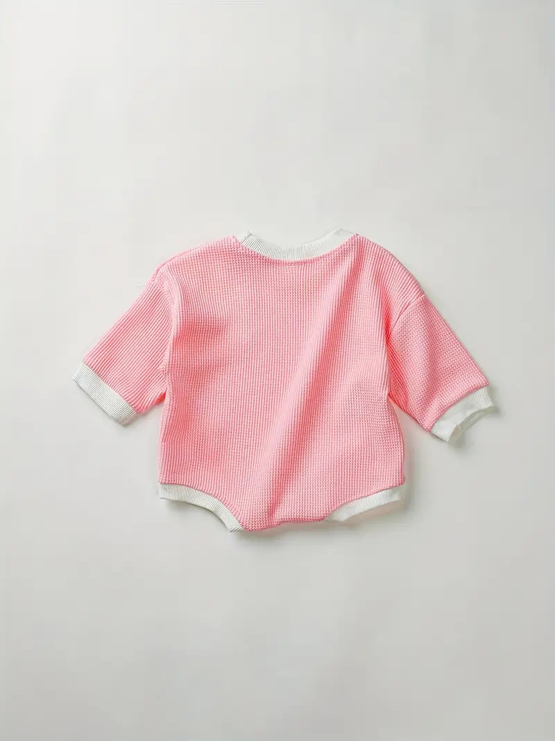 Infant Toddler Unisex Boys And Girls Soft Comfortable Casual Bodysuit Spring And Autumn Romper | Temu Affiliate Program