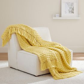 Bubble Hand Woven Throw Blanket | Pottery Barn Teen