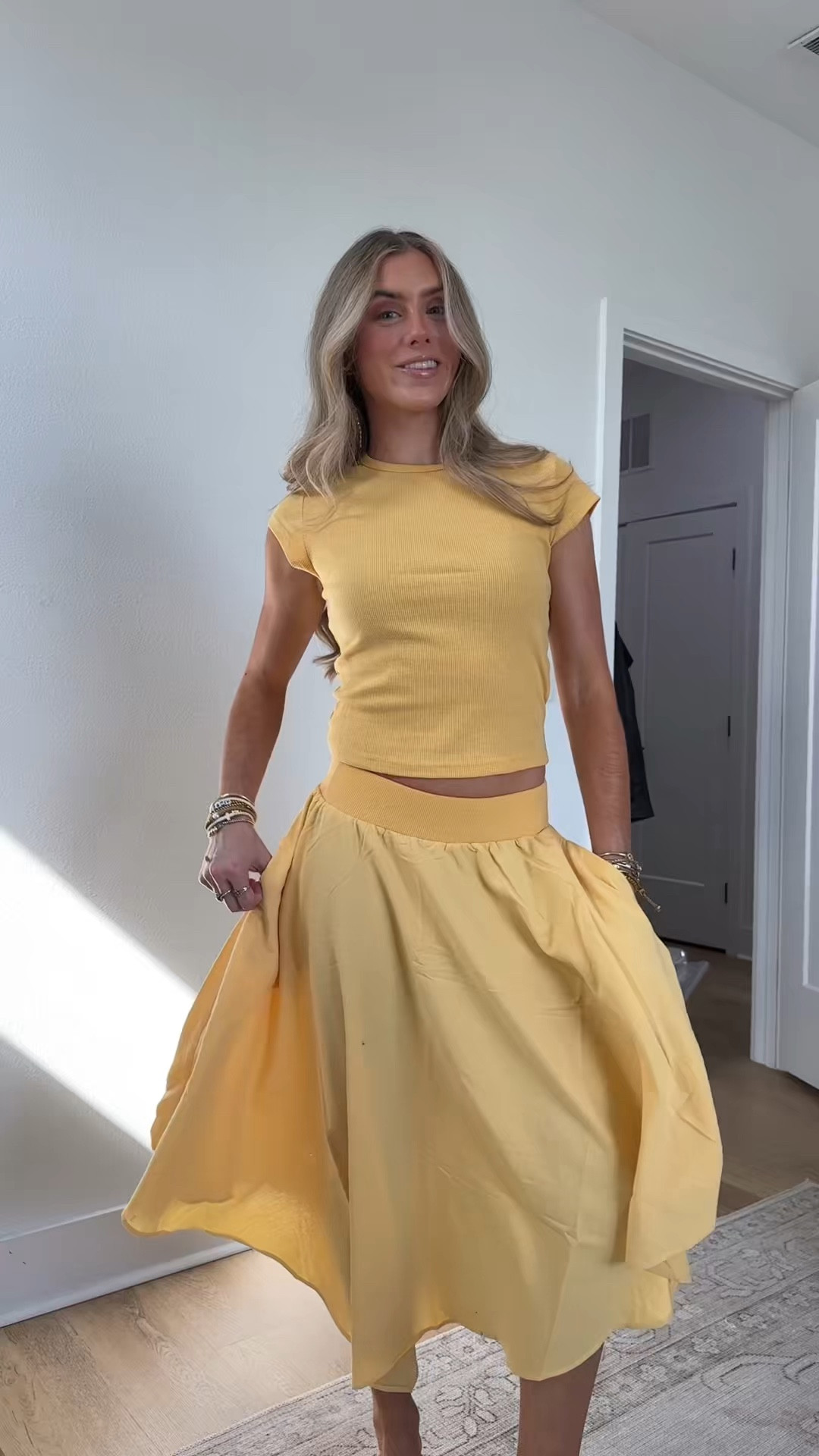 heard yall love butter yellow just as much as me and this two piece skirt set is the cutest 🥹 so much so I have it in four colors it’s comfortable without being loungewear!! In my LTK. 

#founditonamazon #amazonfashionfinds #amazonsummerfashion #amazonmatchingsets #amazontryonhaul @Amazon Fashion

#LTKootd #LTKSeasonal #LTKSaleAlert