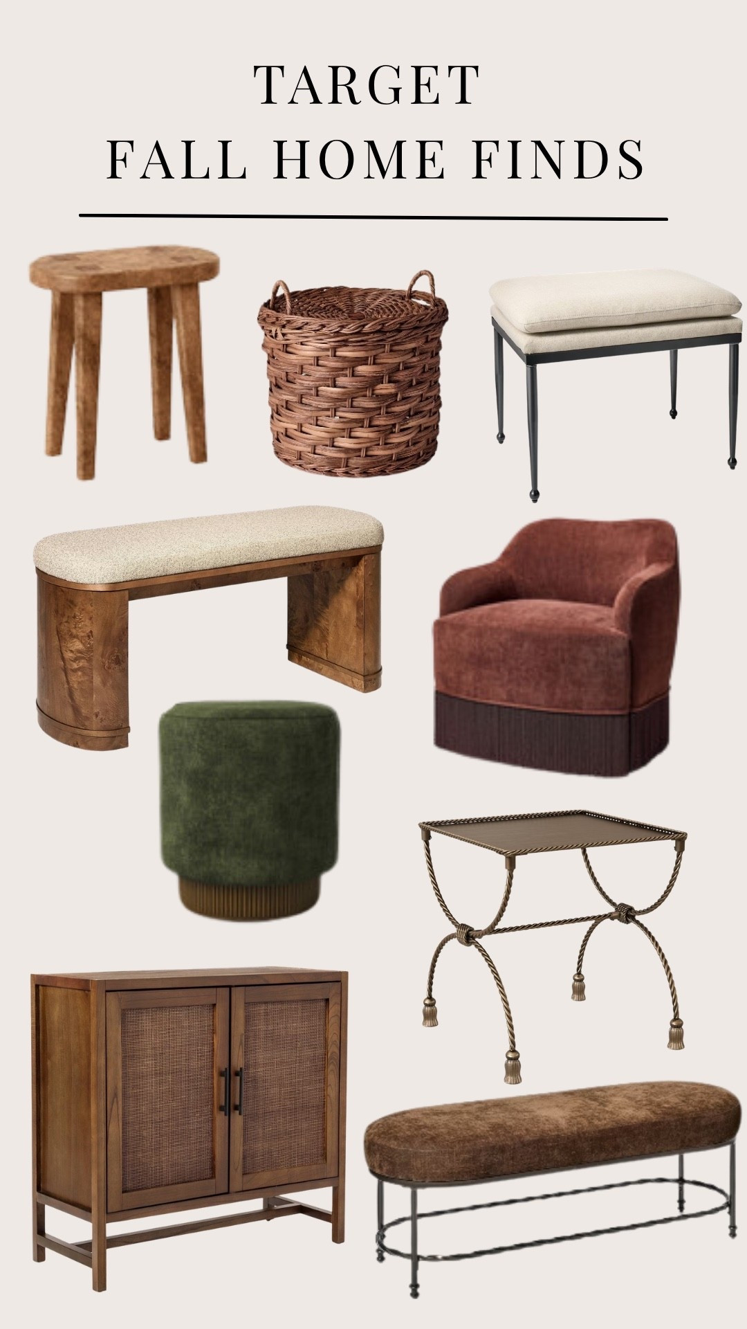 Target fall furniture finds 🤎🍂🍁