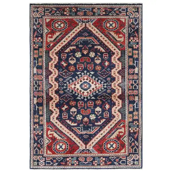 Handmade One-of-a-Kind Farahan Vegetable Dye Wool Rug (Afghanistan) - 3'1 x 4'6 | Bed Bath & Beyond