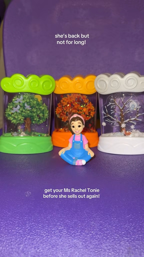 the Ms Rachel Tonie just restocked and it won't be long before she sells out!!!!
#msrachel #tonies #msracheltonie
#toniebox