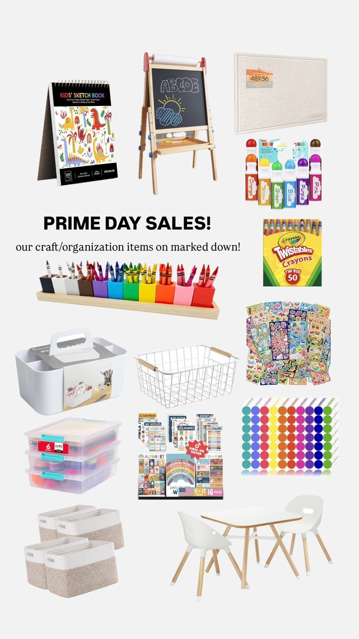 toddler arts and crafts supplies prime day sales! #primedaysales #amazonprimeday #toddlerfinds #artsandcrafts

#LTKmomlife #LTKSaleAlert #LTKKids