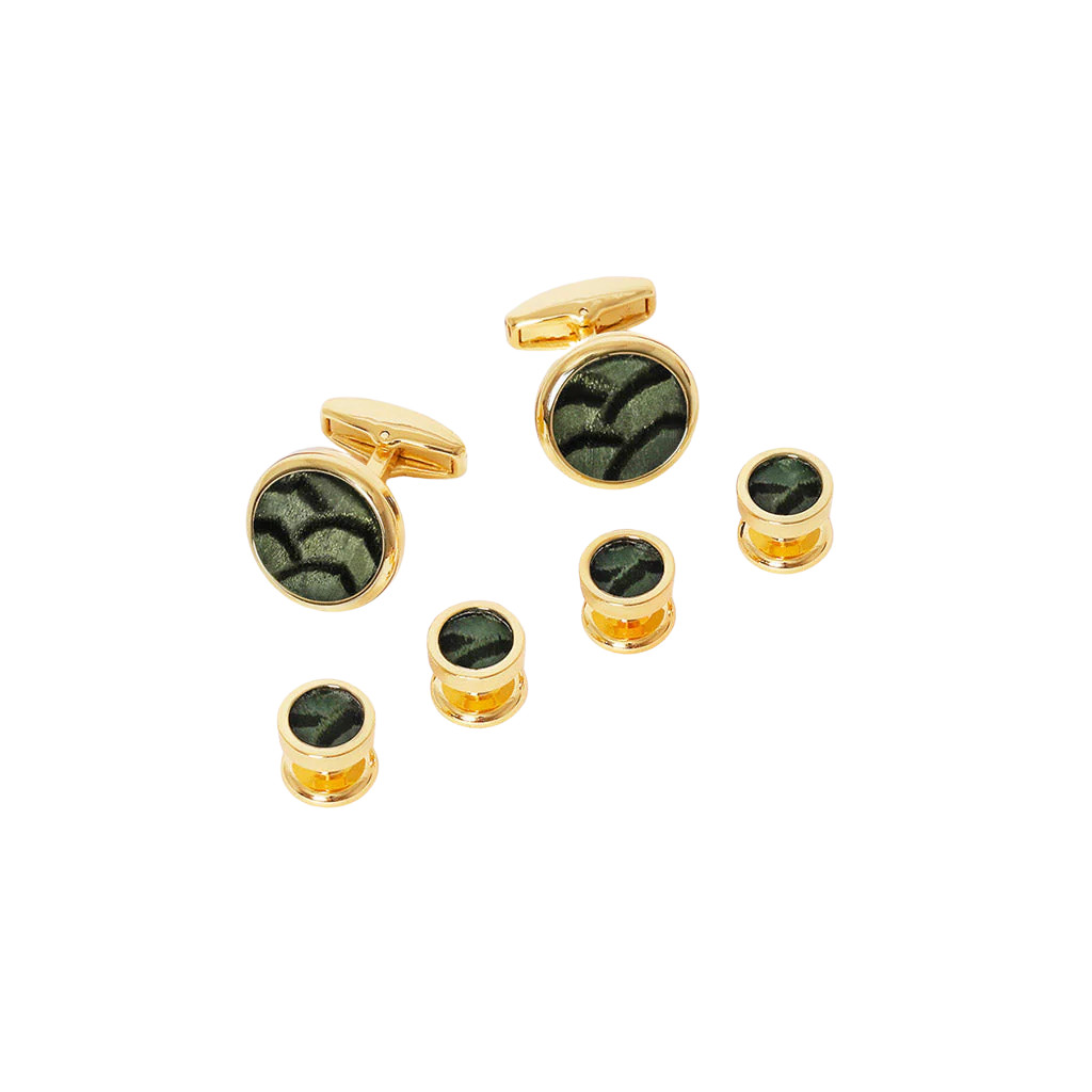Dewees Cufflink & Studs Set | Over The Moon