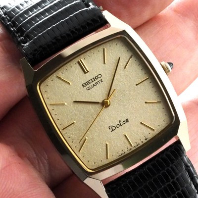 Seiko Dolce Quarz ref.7731-5160 27mm/4.8mm Wolframcarbid Fall läuft | eBay DE