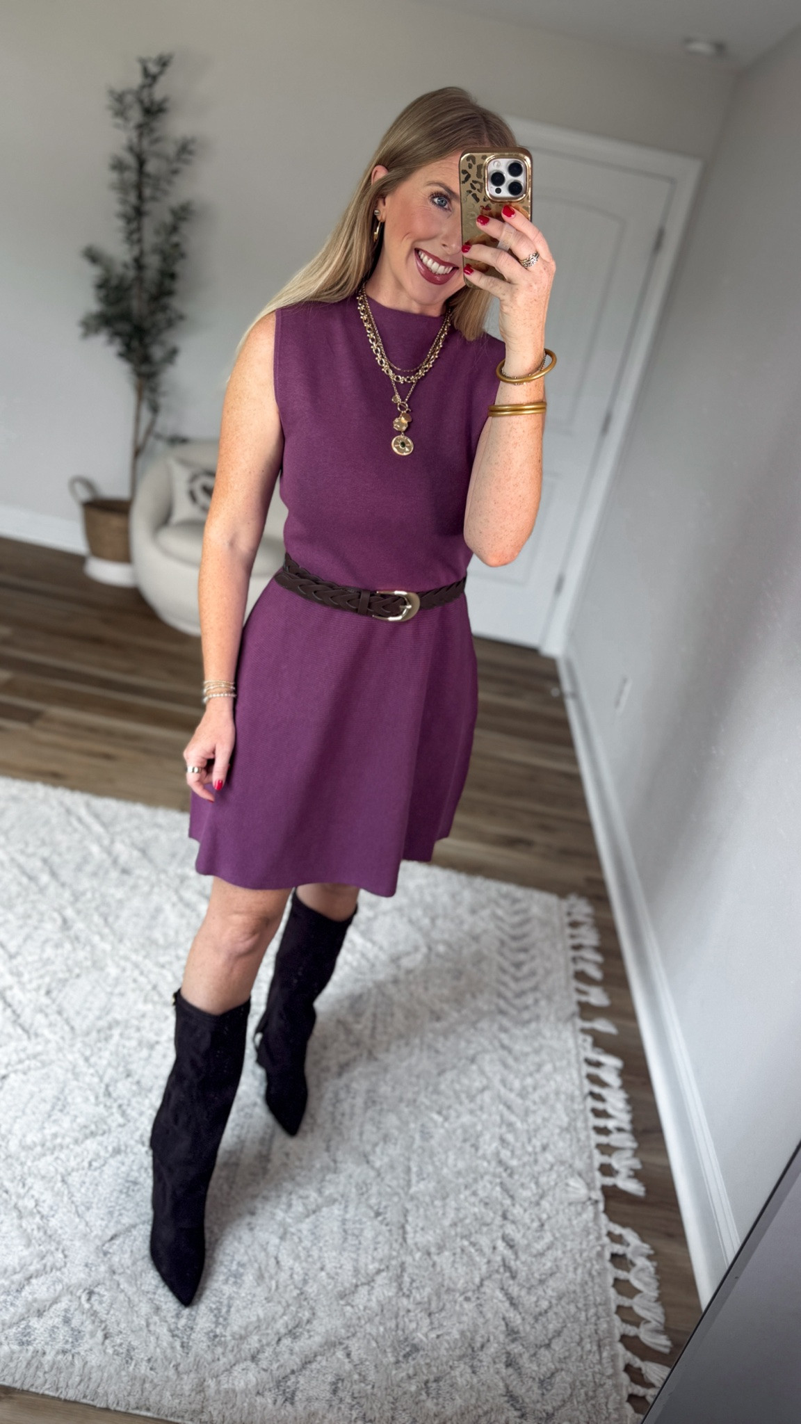 Weekend Walmart Wins try-on
Mock neck sweater dress- small, has lots of stretch

#LTKxWalmart #LTKootd