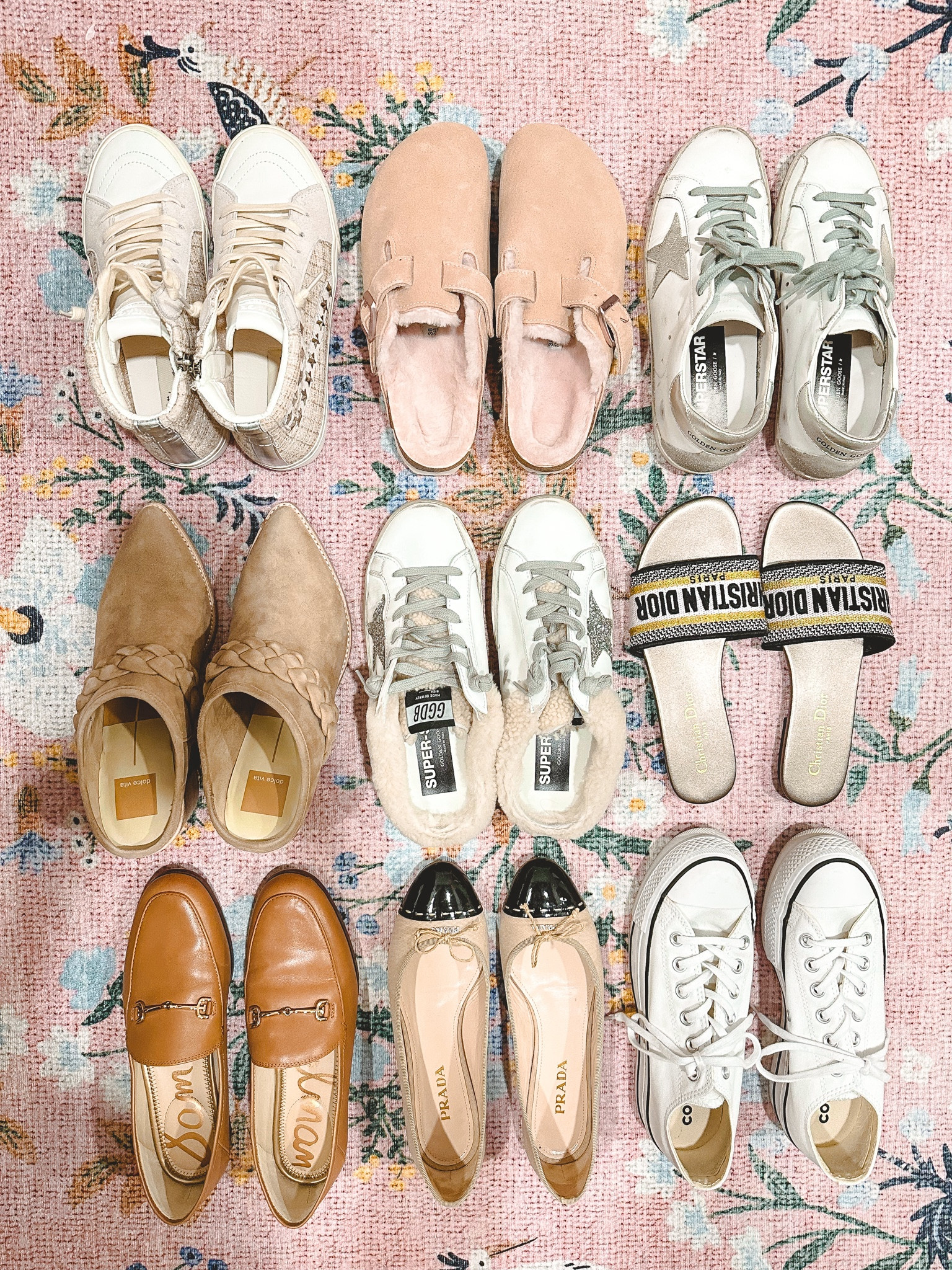 Shoes I’ll be wearing - high top sneakers, Birkenstock Boston clogs, golden goose sneakers and mules, Dior sandals in a fall color way, mules, loafers, ballet flats, converse high tops 




#LTKSeasonal #LTKShoeCrush #LTKFindsUnder100