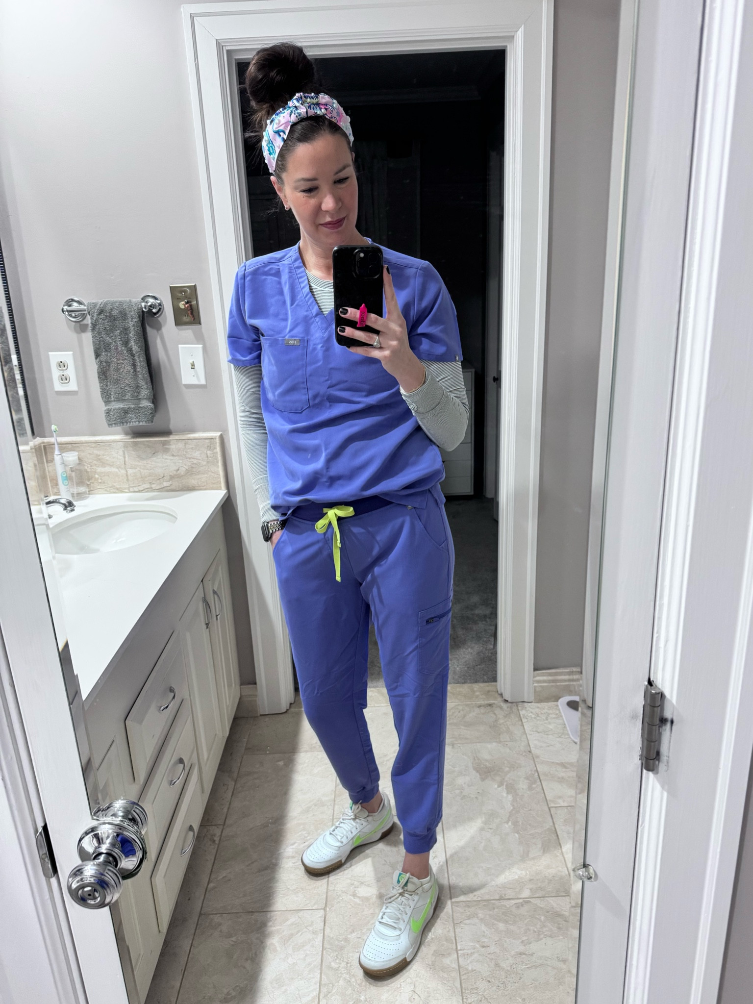 Adding some color to my hospital day 💜 

#LTKWorkwear #LTKShoeCrush #LTKActive