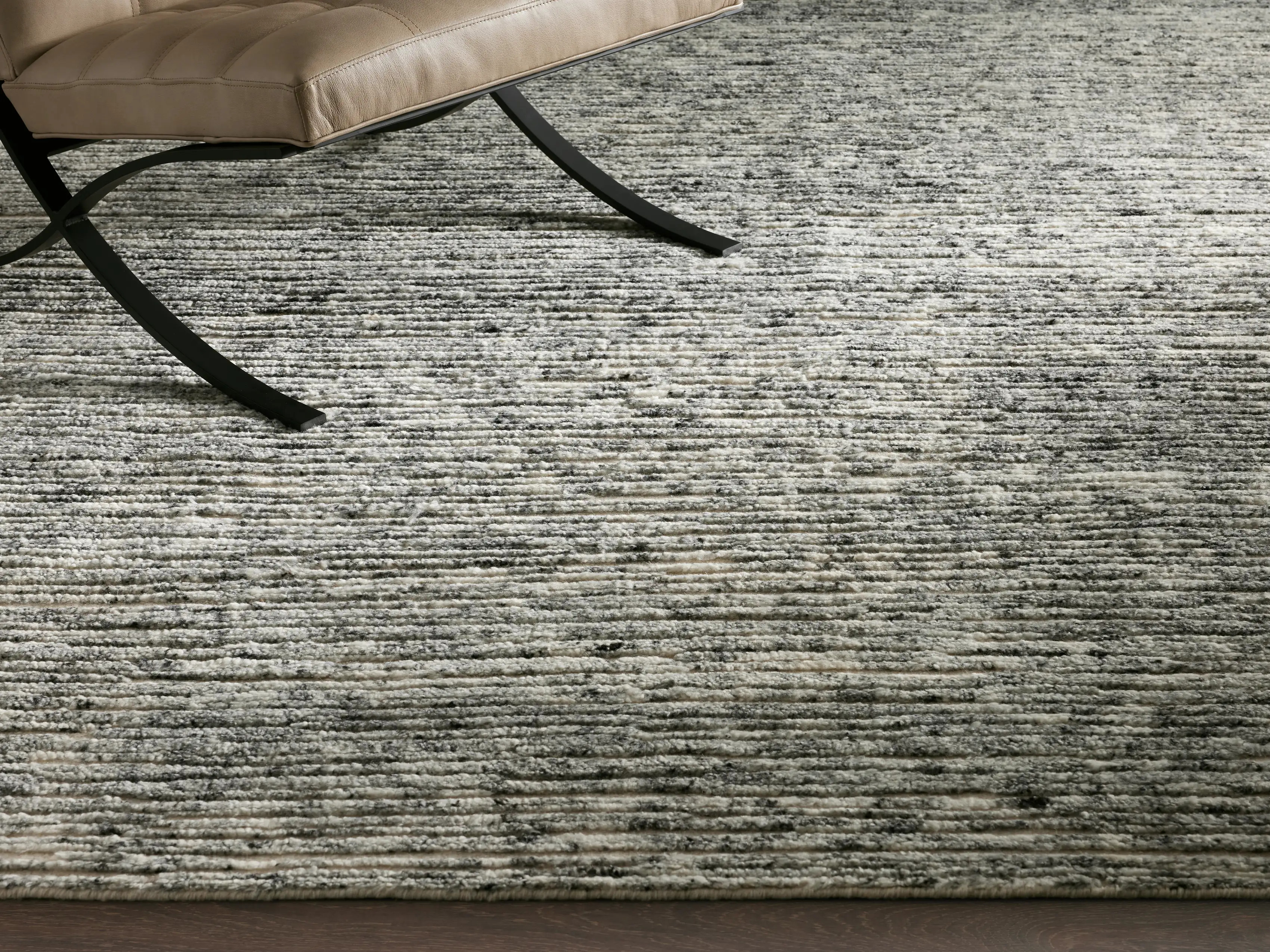 Arlo Hand-Knotted Rug in Grey | Arhaus