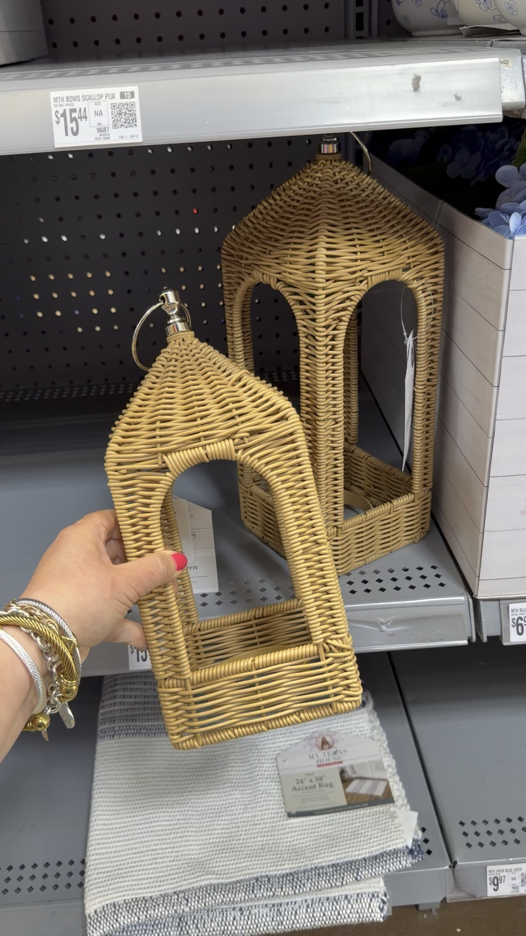 These darling rattan lanterns are so cute for porch styling! Walmart 👏🏼👏🏼

#LTKHome