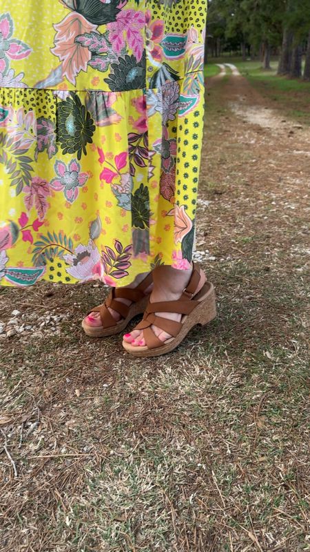 These wedge sandals are travel
friendly and SO supportive! I love pairing mine with travel outfits and cruise outfits! 

#LTKtravel #LTKover40 #LTKfindsunder50