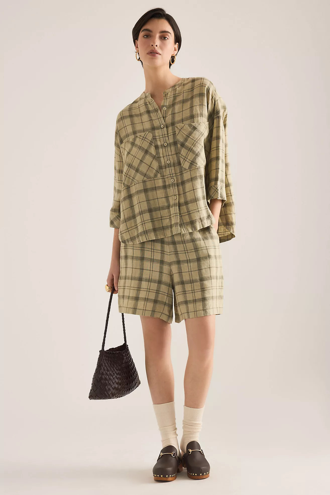 Barbour Orla Linen Shorts | Anthropologie (UK)
