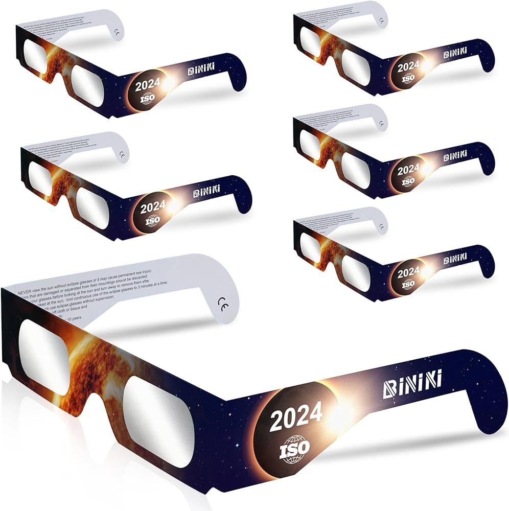 Solar Eclipse Glasses Approved 2024 - CE & ISO Certified Safe Shades for Direct Sun Viewing for S... | Amazon (US)