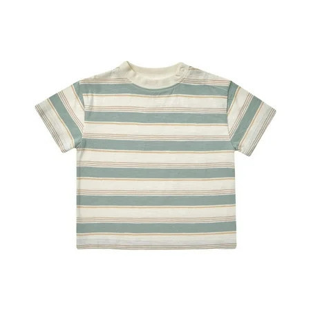 Rylee & Cru girls Rylee + Cru Collective Relaxed T-Shirt, 3-6M, Blue | Walmart (US)
