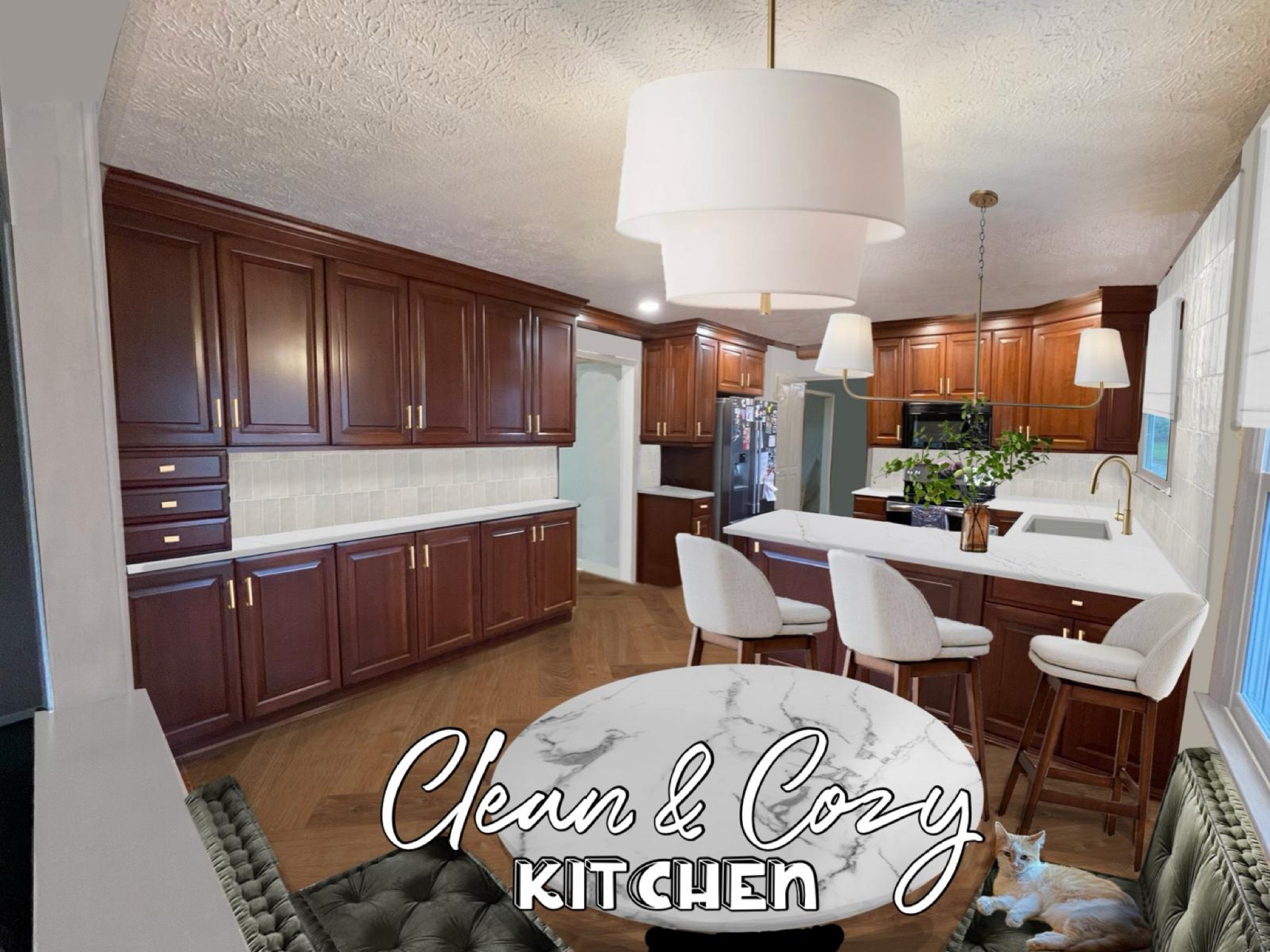 Eatman 40" Pedestal Dining Table curated on LTK