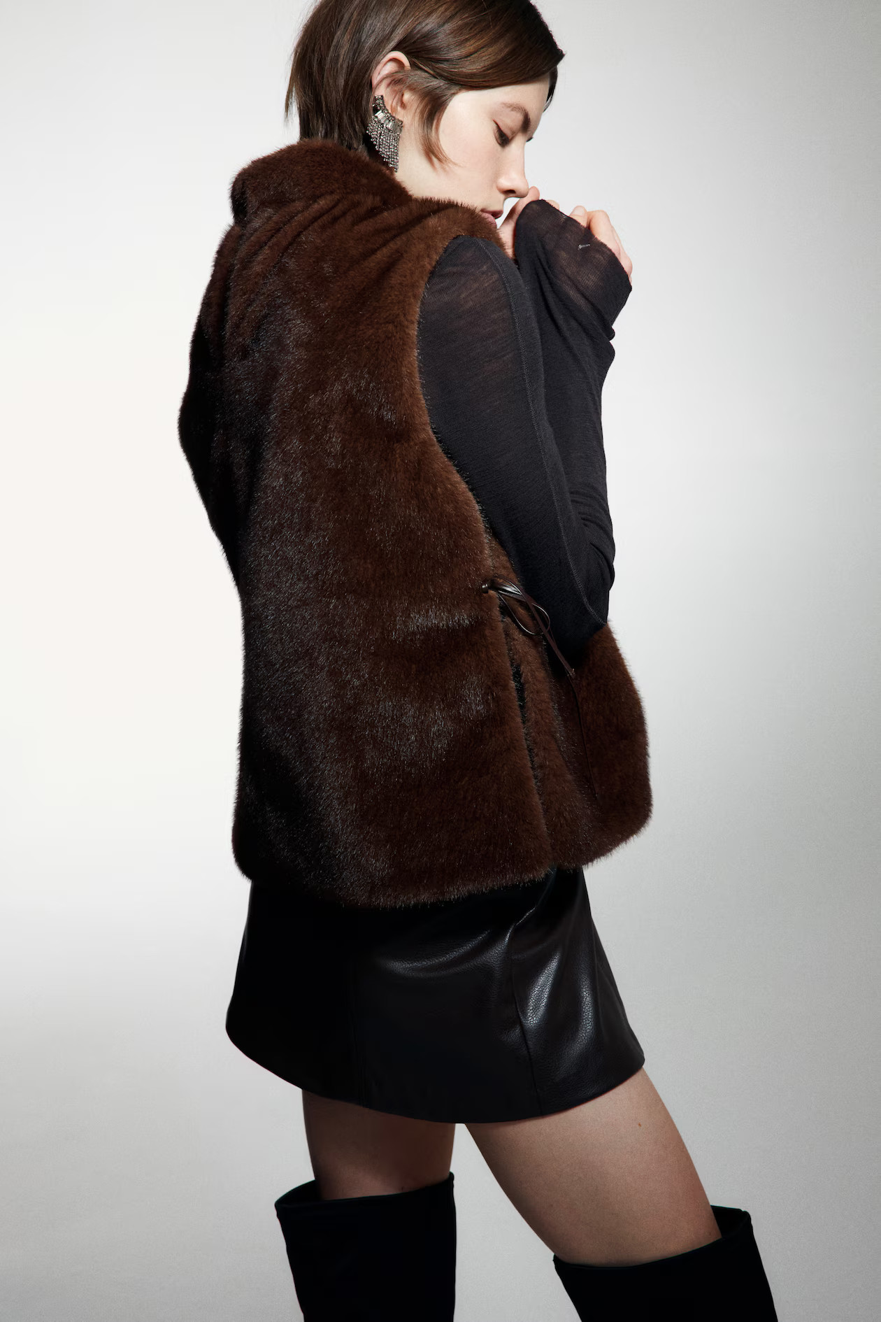 Sleeveless Mock Turtleneck Top | H&M (US + CA)