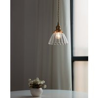 Glass Pendant Light, Ceiling Lighting, Hanging Kitchen Island Creative Farmhouse Gold, Lamp | Etsy (US)