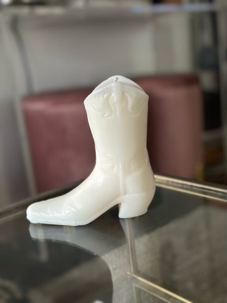 The cutest little cowboy boot candle 👢🕯️make your living room cozy with this adorable little decorative candle. 

#LTKfindsunder50 #LTKhome