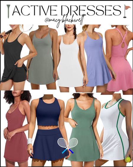 Active dress. Tennis dress. Workout dress. Active wear. Amazon active wear 

#LTKunder50 #LTKFitness #LTKSeasonal