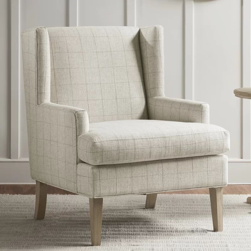 Decker 28.75'' Wide Tufted Polyester Wingback Chair | Wayfair North America