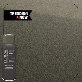 BEHR PREMIUM 11 oz. #SP-216 Bronze Metallic Satin Interior/Exterior Spray Paint Aerosol B063244 -... | The Home Depot