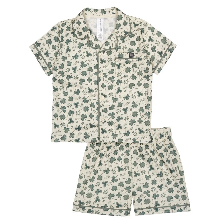 Modern Moments by Gerber Toddler Unisex St. Patrick's Day Pajama Coat Set, 2-Piece, Sizes 2T-5T | Walmart (US)