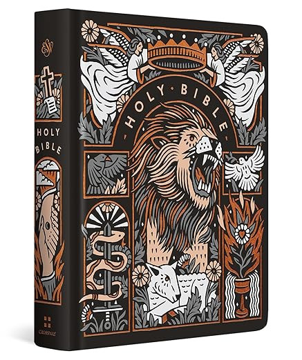 ESV Single Column Journaling Bible, Artist Series (Hardcover, Joshua Noom, The Lion and the Lamb)... | Amazon (US)