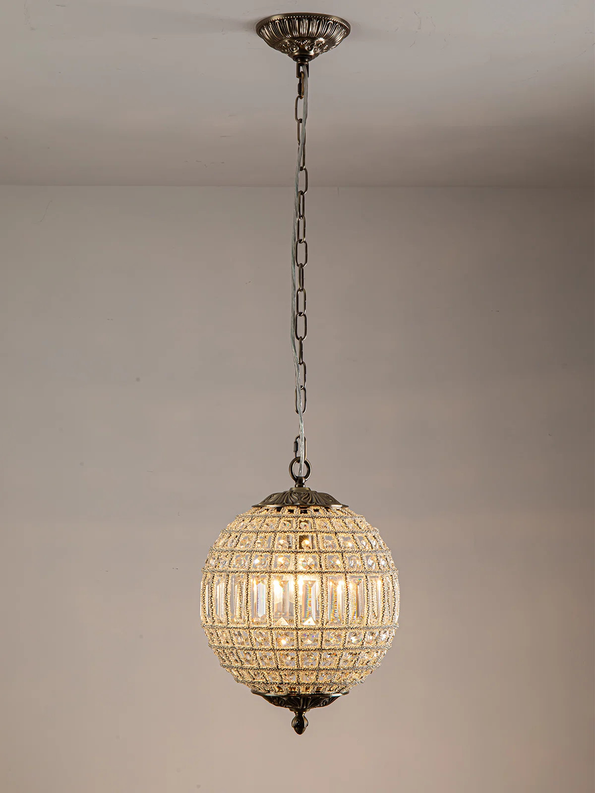 House of Hampton® Ennu Light Sphere Globe Chandelier with Crystal Accents & Reviews | Wayfair | Wayfair North America