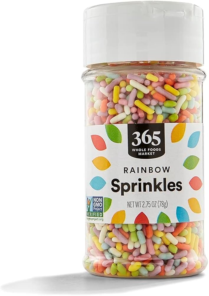 365 by Whole Foods Market, Rainbow Sprinkles, Vegan, 2.75 Ounce | Amazon (US)
