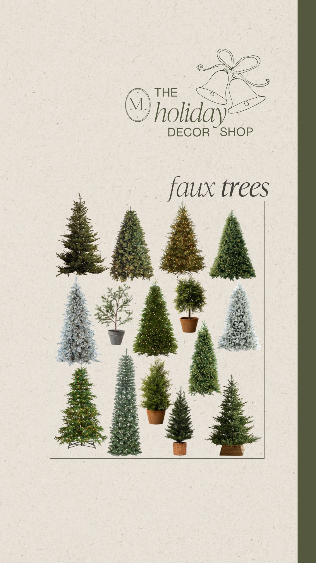 Holiday decor shop - faux trees 

#LTKHoliday #LTKSeasonal #LTKHome