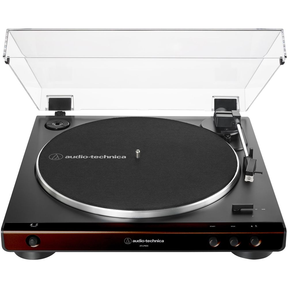 Audio-Technica Stereo Turntable Brown/Black AUD ATLP60XBW - Best Buy | Best Buy U.S.