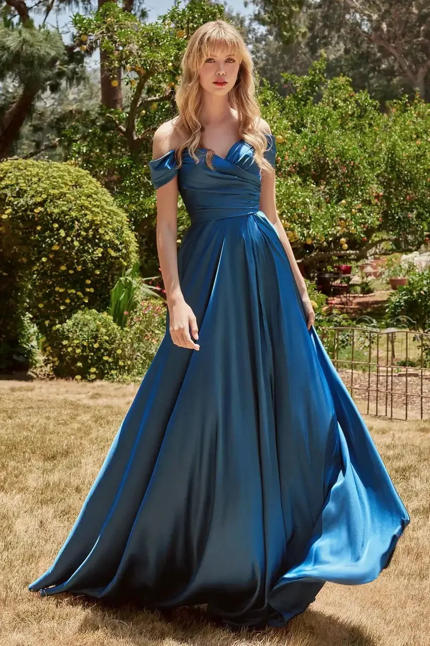 Elegant Jillian Gown in French Navy - Shop Formal Dresses at Lady Black Tie | Lady Black Tie