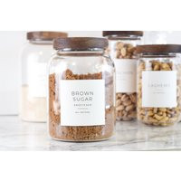 Minimalist Pantry Labels Water & Oil Resistant Personalization Available By Paper & Pear | Etsy (US)