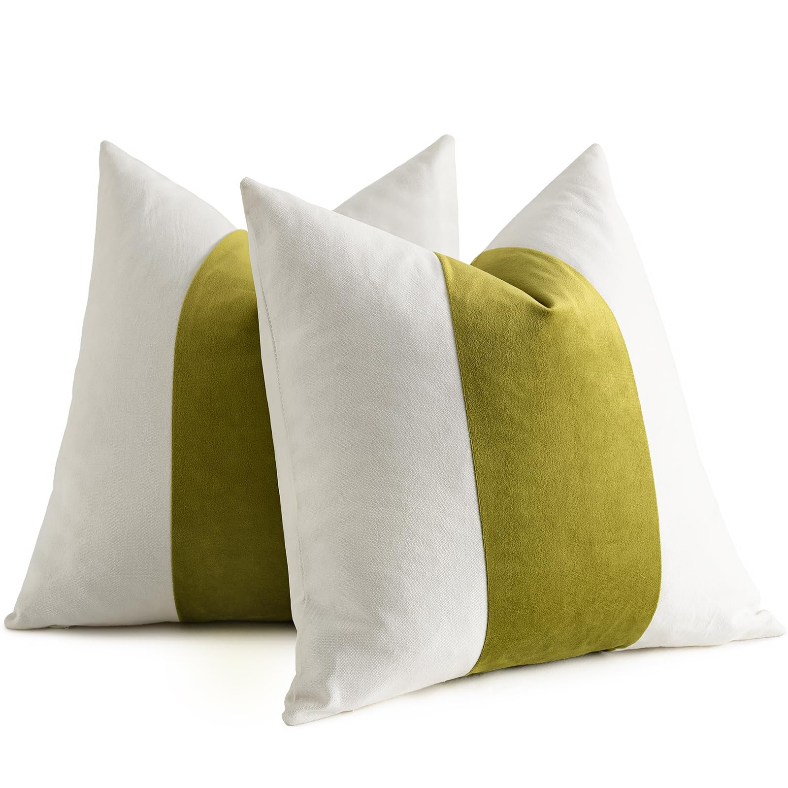 AmHoo Pack of 2 Velvet Panel Cotton Pillow Covers Decorative Pillowcase Cushion for Couch Sofa Be... | Amazon (US)