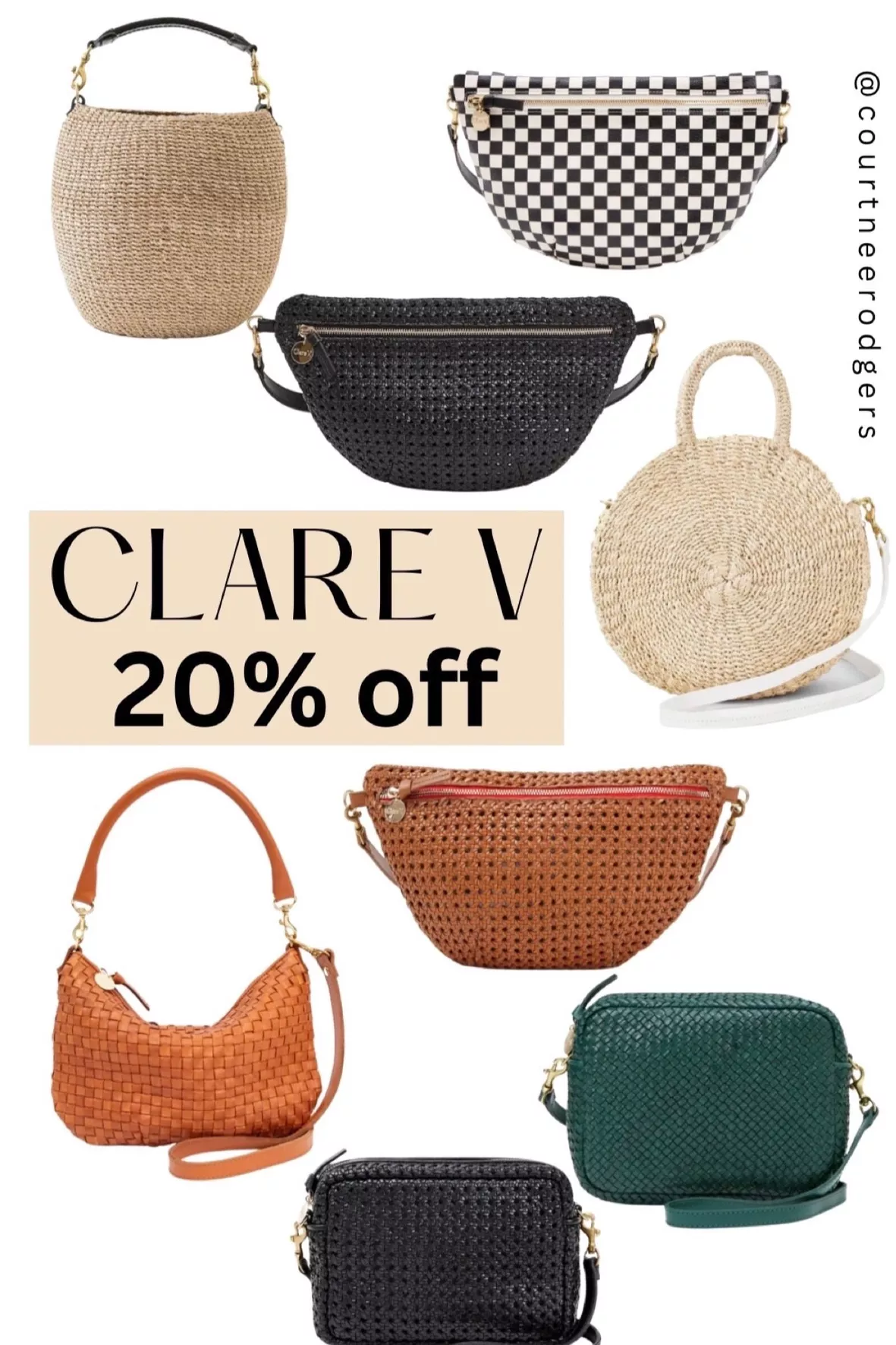 Clare V, Bags, Clare V Black Moyen Alice Crossbody