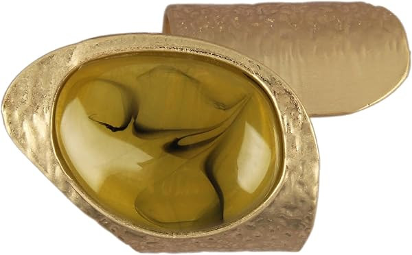 Gold Cuff Bracelet for Women Chunky Bracelet Statement Bracelet | Amazon (US)