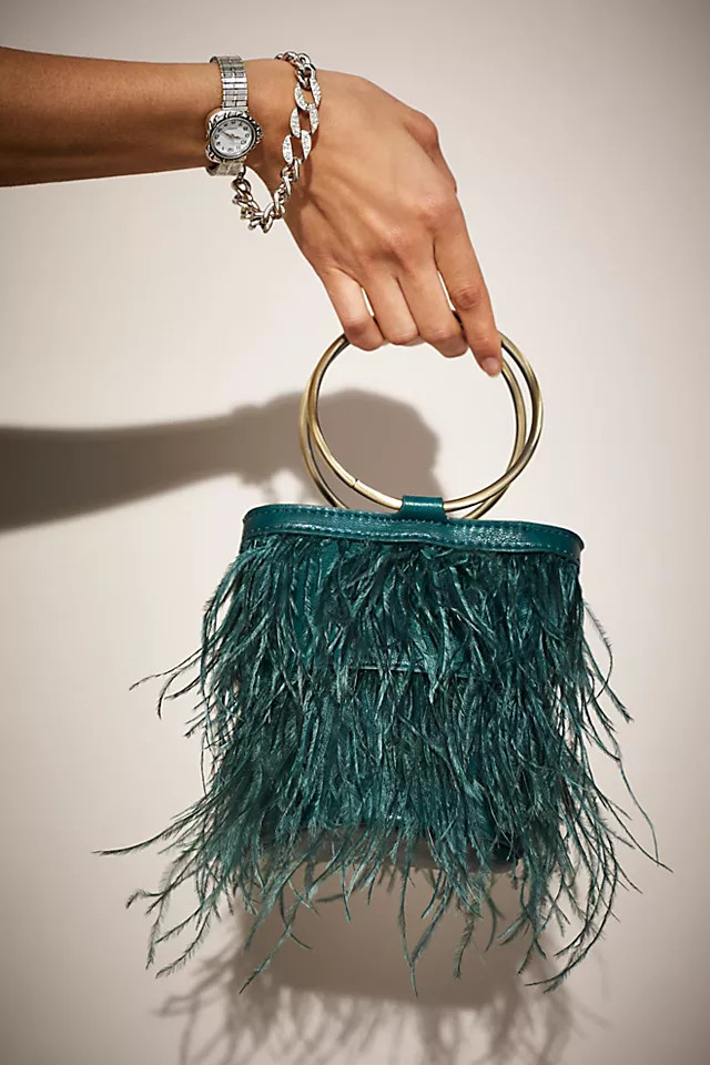 Crest Feather Clutch | Free People (Global - UK&FR Excluded)
