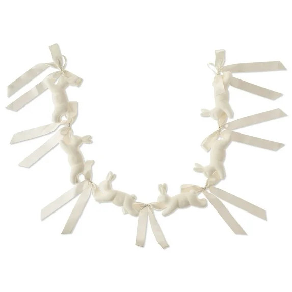 Bunnies and Bows Garland, Cream, 6', Easter by Way To Celebrate | Walmart (US)