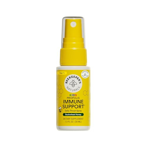 Beekeeper's Naturals Kids Propolis Immune Support Throat Spray, 1 oz | Amazon (US)