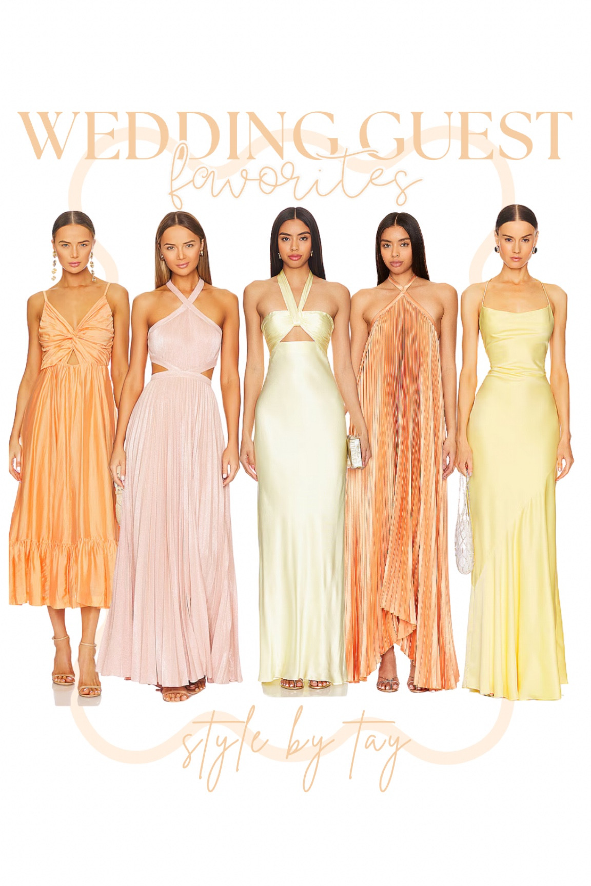 pink, orange, and yellow wedding guest dresses

spring wedding guest dress, summer wedding guest dress, pink wedding guest dress, orange wedding guest dress, yellow wedding guest dress 

#LTKWedding #LTKSeasonal #LTKStyleTip